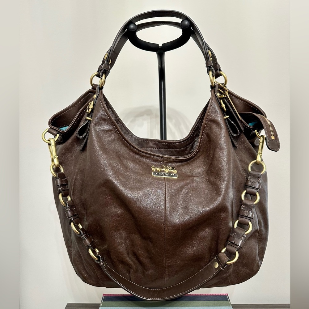 Coach Madison Leather Shoulder Bag